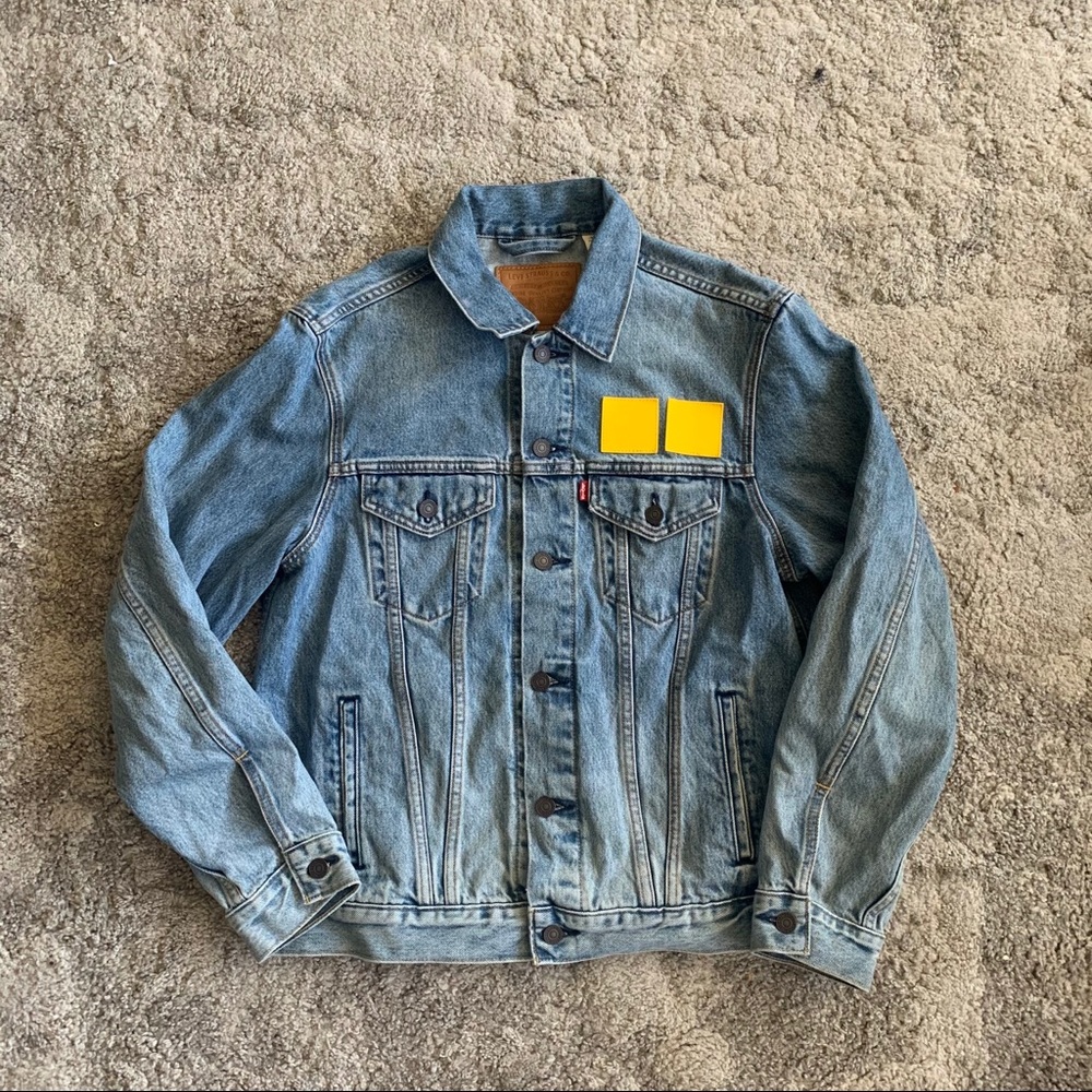 Levi’s Sample Yellow Square Denim Jacket - image 1